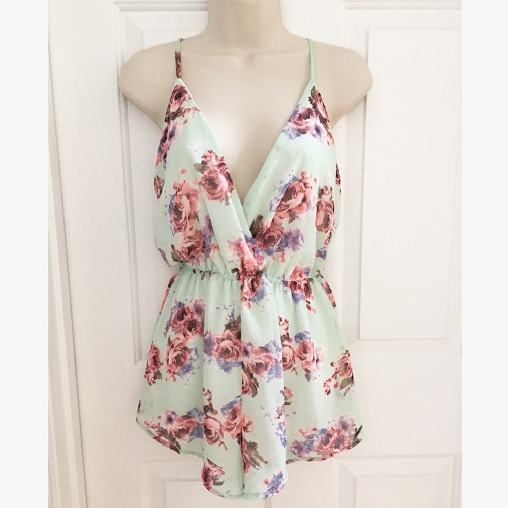 Floral Romper X Necessary Clothing